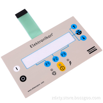 Push button Membrane Switch Panel With 3M467 Adhesive